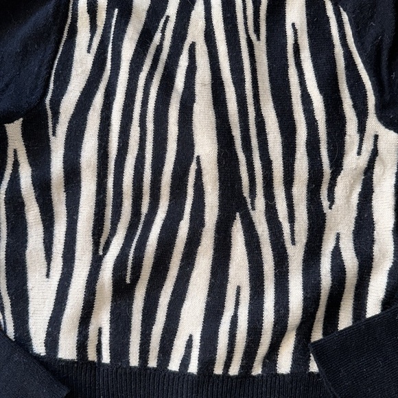 Lucky Brand wool zebra cardigan - Picture 6 of 6
